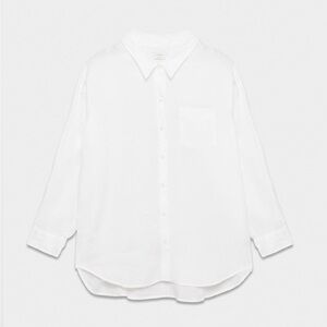 Relaxed Linen Button-Up Shirt